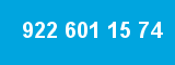 922 601 15 74 922 601 15 74